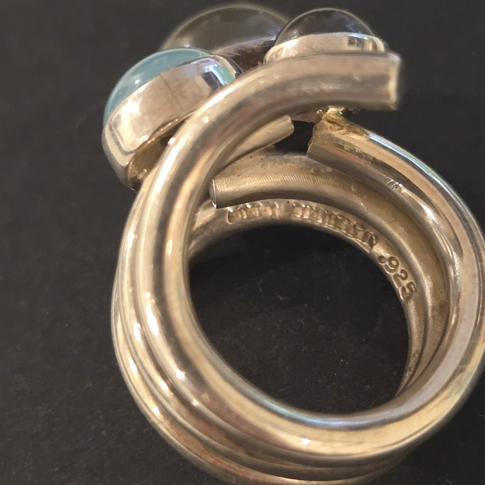 Large Lilly Barrack Statement Ring - image 3